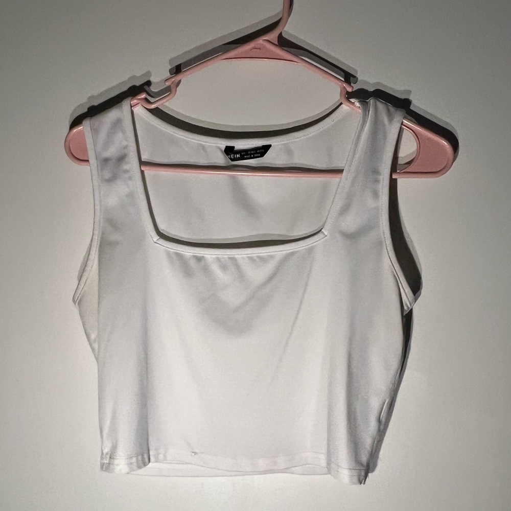 White Crop Top